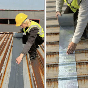 Membrana autoadhesiva para techos, sin necesidad de soplete e impermeable para reparaciones residenciales/de bricolaje - Product Image 5