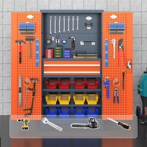 Armoire de rangement d'outils en acier portable, chariot d'atelier avec placard de <span class=keywords><strong>garage</strong></span> pour l'organisation des outils - Product Image 2