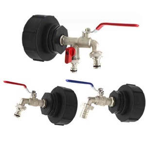 อะแดปเตอร์ถัง IBC รุ่น S100 X 8 พร้อมช่องจ่ายน้ำขนาด 1/2 หรือ 3/4 นิ้ว สำหรับอะแดปเตอร์จ่ายน้ำฝนทองเหลือง วาล์วทองเหลืองถัง IBC วาล์วน้ำฝน IBC - Product Image 5