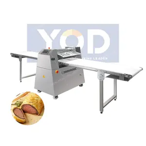 Práctico y duradero fabricante de pastelería para panadería, laminador de masa para pan, prensador de masa