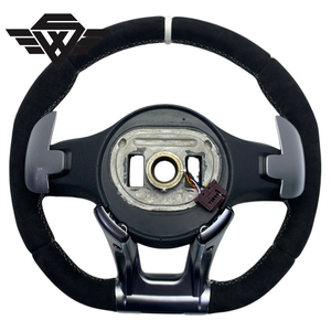 <span class=keywords><strong>Volant</strong></span> de <span class=keywords><strong>voiture</strong></span> sport en Alcantara avec boutons argentés pour <span class=keywords><strong>Mercedes</strong></span> Benz 809 W212 W213 W167 W166 Classe E, mise à niveau personnalisée - Product Image 6