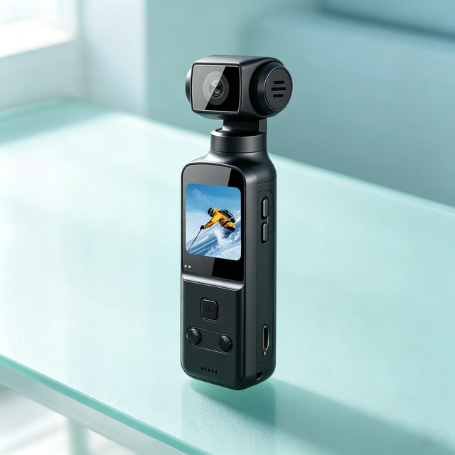 4K Ultra HD Pocket Action Camera 270 Rotatable Vlog Wifi Mini Sports Cam Waterproof Case Helmet Travel Bicycle Driver Recorder