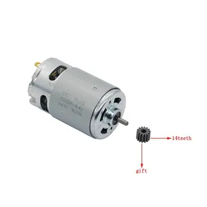 Tournevis électrique cc à couple élevé de 37mm de diamètre, moteur 550, moteur de direction, <span class=keywords><strong>brosse</strong></span> en carbone - Product Image 1