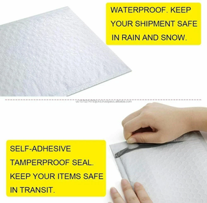 PBM # Buste Imbottite in Polietilene 6X9 Impermeabili e Resistenti Prodotte negli USA Buste per Spedizioni Autosigillanti Leggere - Product Image 3