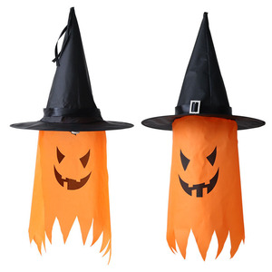 Colgante de Halloween, fantasma luminoso, sombrero de mago, decoración de vacaciones, patio al aire libre, decoración de árbol, colgante - Product Image 5