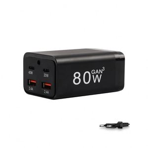 80 Watt 4 Ports GaN Adaptateur secteur EU PD QC 3.0 Type C Ordinateur Portable Voyage Mur <span class=keywords><strong>Chargeur</strong></span> Rapide Pour IPhone 14 <span class=keywords><strong>13</strong></span> 12 <span class=keywords><strong>PRO</strong></span> MAX <span class=keywords><strong>Macbook</strong></span> <span class=keywords><strong>Pro</strong></span> - Product Image 1