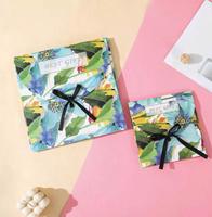 Enveloppes écologiques en papier perlé coloré sur mesure, avec pelliculage mat, pour cartes postales et liens en ruban, vente en gros d'usine