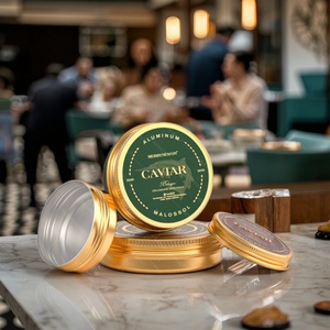 Envase de Hojalata de Alta Calidad para Alimentos, Lata de Aluminio con Tapa para Caviar y Aperitivos, Logotipo Personalizado para Empaque de Sándwiches - Product Image 5