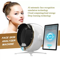 Analyseur de diagnostic de la peau du visage 3d AI Portable, testeur facial, scanner miroir magique, dispositif d'analyse de la peau, machine d'analyse de la peau