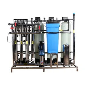 Industrial 1000LPH Carbon Reverse Osmosis RO System Manufacturer Equipment Water Purification Hotels Farms Water Treatment