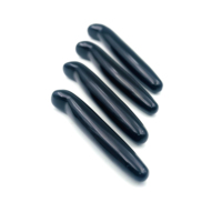 Outil de massage en cristal pour exercices de Kegel, baguette de massage incurvée en obsidienne noire, acupuncture, massage profond, vente en gros