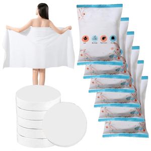 Toalla Facial Mágica Comprimida para Viaje, Desechable, de Tela No Tejida, de Secado Rápido, Redonda, Tamaño Grande, con Diseño de Perlas, Empaquetada en Bolsa Tipo Caramelo, con Logotipo Personalizado - Product Image 1