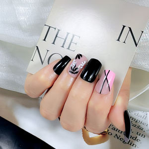 <span class=keywords><strong>Uñas</strong></span> <span class=keywords><strong>Postizas</strong></span> Acrílicas <span class=keywords><strong>con</strong></span> Diseño <span class=keywords><strong>de</strong></span> Hojas <span class=keywords><strong>de</strong></span> Flores a la Moda - Product Image 1