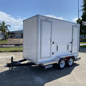 Australian Standard 2 portes 2 stalles Toilettes Remorque de luxe Portable <span class=keywords><strong>Toilette</strong></span> Remorque Salle de bains Remorque - Product Image 2