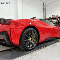 Kit carrosserie en fibre de carbone sèche 3K de style OEM, de haute qualité, adapté à la modification de la Ferrari F8, kit léger de nouvelle production