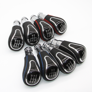 Poignée de levier de vitesses manuelle à 5 vitesses en cuir OEM Lada Vesta Granta Kalina Samara Largus, levier de vitesses automatique double pour voiture - Product Image 1