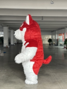 Disfraz <span class=keywords><strong>de</strong></span> Mascota Inflable <span class=keywords><strong>de</strong></span> <span class=keywords><strong>Perro</strong></span> Lobo Husky Rojo <span class=keywords><strong>de</strong></span> Dibujos Animados <span class=keywords><strong>de</strong></span> 2M/2.6M para Cosplay <span class=keywords><strong>de</strong></span> Halloween, Disfraz <span class=keywords><strong>de</strong></span> Personaje <span class=keywords><strong>de</strong></span> <span class=keywords><strong>Anime</strong></span> para Fiestas - Product Image 4