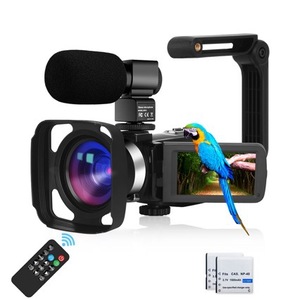 กล้องวิดีโอ 4K ดิจิตอล เซ็นเซอร์ CMOS หน้าจอสัมผัส ความละเอียด 1080p รองรับการถ่ายภาพกลางคืน รองรับ USB 3.0 สำหรับใช้ในบ้าน - Product Image 3