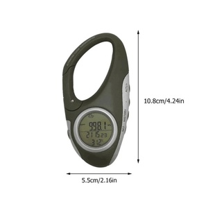 <span class=keywords><strong>Handheld</strong></span>-Angel höhenmesser mit Temperaturmesser-Barometer und Karabiner aufsatz für Outdoor-Sportarten