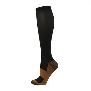 Sports pour femmes en cours d'exécution fasciite plantaire attelles bas diabétiques chaussettes de compression en <span class=keywords><strong>cuivre</strong></span> - Product Image 4