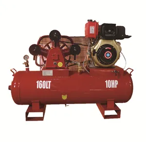 Compresor diésel De SY-W3090D, multifunción, 185 cfm, 10HP, 160l