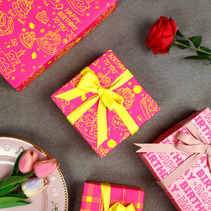 Papier d'emballage de gâteau de qualité alimentaire de luxe 80gsm décor de fête d'anniversaire élégant pour la présentation de dessert - Product Image 5