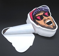 Autocollants en vinyle découpés à la forme, imperméables, avec impression de logo personnalisé, étiquettes adhésives en PVC pour huiles essentielles et perruques