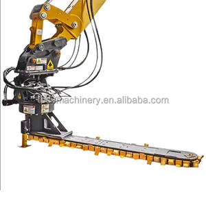 Zanjadora de asfalto de trabajo de suelo duro de la mejor calidad <span class=keywords><strong>con</strong></span> dientes de bala - Product Image 1