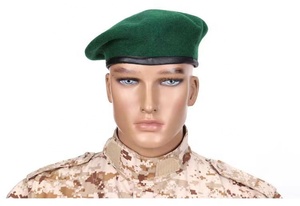 Prix Fabrication Beret <span class=keywords><strong>Français</strong></span> <span class=keywords><strong>Homme</strong></span> Laine Grande Qualité Tactique Extérieur Ajustable Noir Rouge Vert - Product Image 5