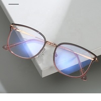 Dernier arrivage de lunettes légères à la mode Tr90 Lunettes de transition photochromiques anti-lumière bleue pour femmes