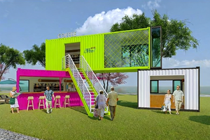 Moderna Casa Contenedor de Acero de Diseño Chino, Construcción Rápida, Caseta para <span class=keywords><strong>Mercado</strong></span> Nocturno Urbano y <span class=keywords><strong>Plaza</strong></span> Comercial - Product Image 6