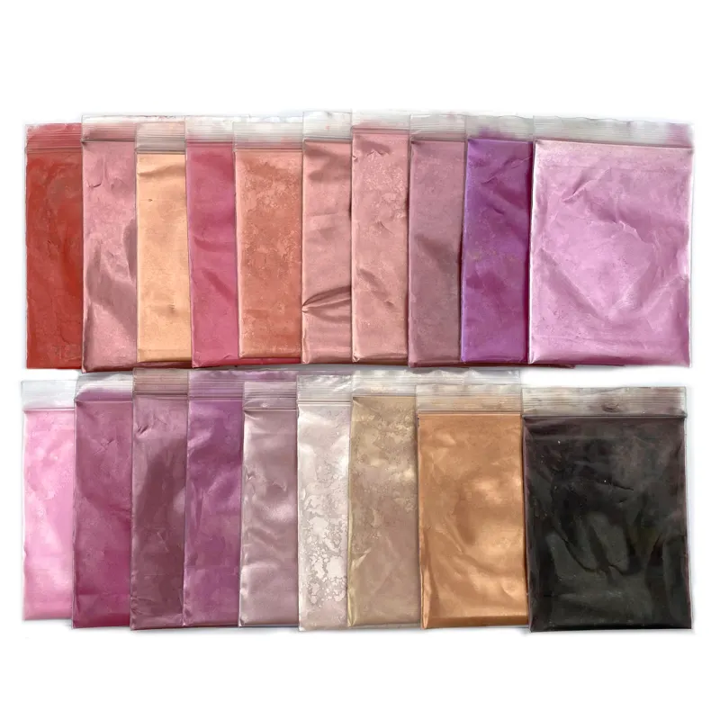 Sabun mum boya sabun yapımı için 100 holografik renkler mika toz sınıfı reçine pigment mika tozu gıda sınıfı