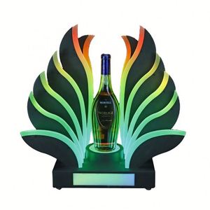 Creative Luminous Champagne Wine <b>Lights</b> Seat Holder LED Wine <b>Bottles</b> Display Rack for Bar KTV Party Lounge Nightclub - Product Image 1
