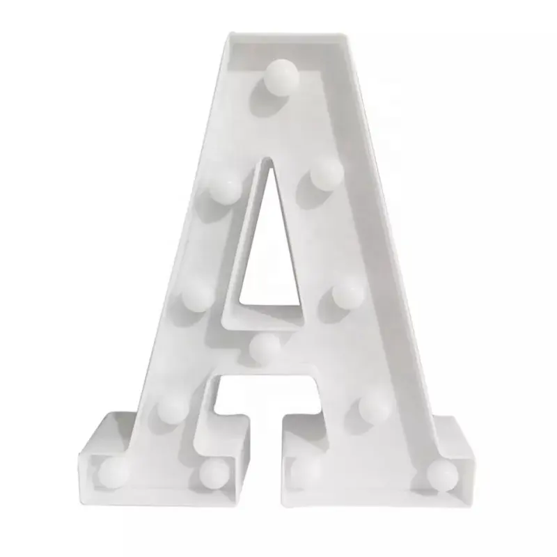 Prezzo di fabbrica lampadina alfabeto led lettera segno grande amore matrimonio illumina lettere led negozio segno con lampadine
