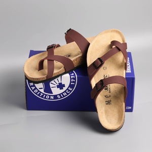 Sandali Mayari con Cinturino tra le Dita Stile Birks, Ciabatte Incrociate, Prezzo di Fabbrica, Comode Scarpe per Uso Quotidiano, Nuove - Product Image 1