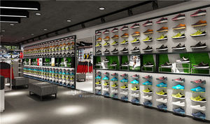 दर्जी बनाया खेल के जूते प्रदर्शन एक-स्थान पर समाधान आपूर्तिकर्ता खुदरा दुकानों के लिए आंतरिक शोरूम अनुकूलित डिजाइन खेल कपड़े - Product Image 4