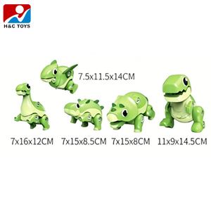Jouets transformables en forme de <span class=keywords><strong>dragon</strong></span> pour bébé, <span class=keywords><strong>robot</strong></span> composite dinosaure 5 en 1 à assembler avec tournevis, jouets d'assemblage DIY, jouets éducatifs - Product Image 4