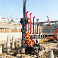 Foreuse rotative avancée pour les travaux de fondation de pieux de ponts et le forage de roches dures