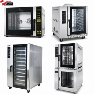 Horno de Convección Comercial ETL de 4/5/8/10/12 Bandejas con Función de Vapor para Pan, Pasteles y Repostería, Estilo Unox, Precio de Horno Combinado con Ventilador - Product Image 1