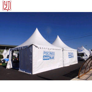Tente de camping pagode blanche en aluminium économique 10x10 pour événements - Product Image 5