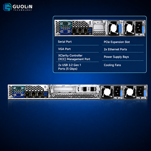 Servidor en Rack Thinksystem SR250 V3 Original, Factor de Forma 1U, PCIe 5.0, Alto Rendimiento, Computación en la Nube Empresarial, Thinksystem SR Usado - Product Image 1