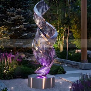 ANW5164 Exquisita Escultura Artística Personalizada de Acero Inoxidable 304, Arte Metálico para Aniversario, Ofrece un Valor Artístico Atemporal - Product Image 5