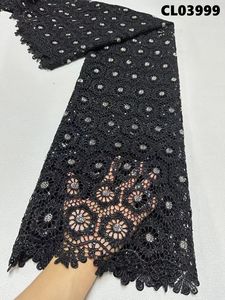 Nouvelle conception 2024 Tissu de dentelle africaine Nylon Polyester Spandex Dentelles Tissus pour femmes - Product Image 5