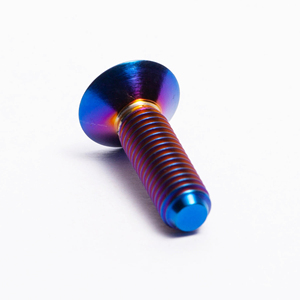 Tùy chỉnh gia công Titan rãnh Bu lông đầu chìm với Phụ Kiện Đầu phẳng ti 6al4v hoàn thiện đồng bằng - Product Image 2