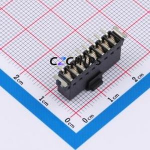 1771156 Spring Terminal <b>Block</b> SMD,P=2.5mm Connector ( Pitch: 2.5mm )( Color: Black )( <b>Mounting</b> Type: Vertical Mount ) - Product Image 2