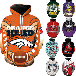 Nieuwe Mode 3d Classic Print Hoodies Adolescent Pullover Heren Trainingspak Met Lange Mouwen Amerikaans Rugbyteam Hoodies - Product Image 1
