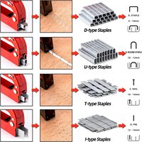 4 in 1 Licht Verkauf Polster werkzeuge Entferner Kabel kleines Sofa Bilderrahmen Zaun Holz winzige Hand manuelle Hefter mit Heftklammern