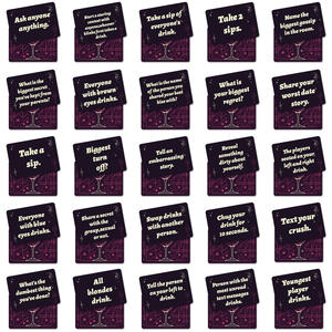 50 tarjetas <span class=keywords><strong>de</strong></span> juego <span class=keywords><strong>de</strong></span> <span class=keywords><strong>mesa</strong></span> multijugador para <span class=keywords><strong>adultos</strong></span> para <span class=keywords><strong>Amazon</strong></span> Cross-Border para reuniones, cenas, construcción <span class=keywords><strong>de</strong></span> equipos, papel duradero hecho en caliente - Product Image 5