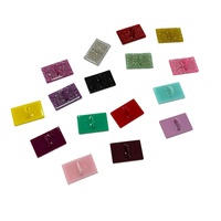 Crochet adhésif rectangulaire de style coréen sans perçage en acrylique pour bijoux, accessoires de décoration pour coques de téléphone
