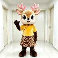 Costume de Mascotte Tigre Personnalisé Adorable, MOQ 1 pièce, Costume de Dessin Animé en Peluche pour Adulte, Matériau EVA, Marque Leehom, Publicité, Carnaval